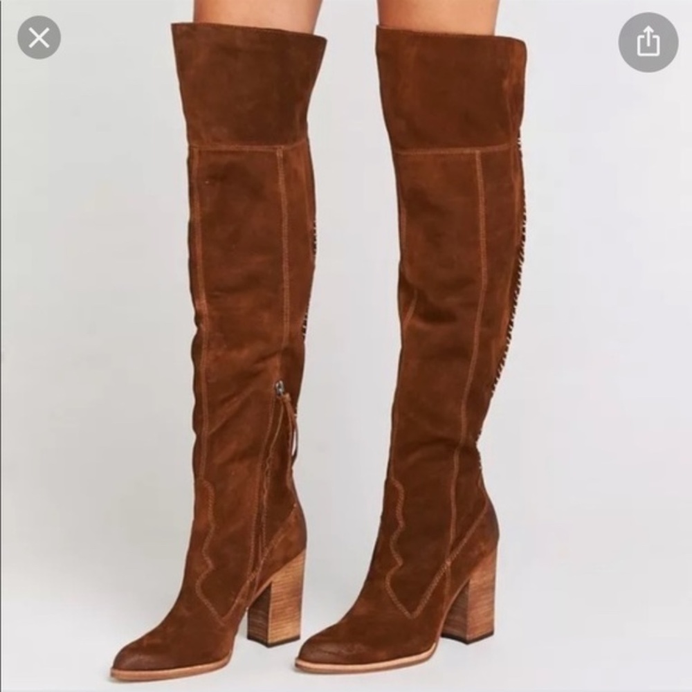 Dolce Vita Brown Over the Knee Boots